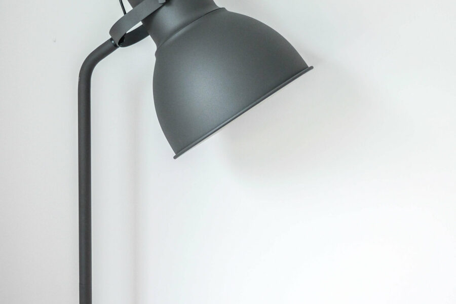 Minimalist black lamp